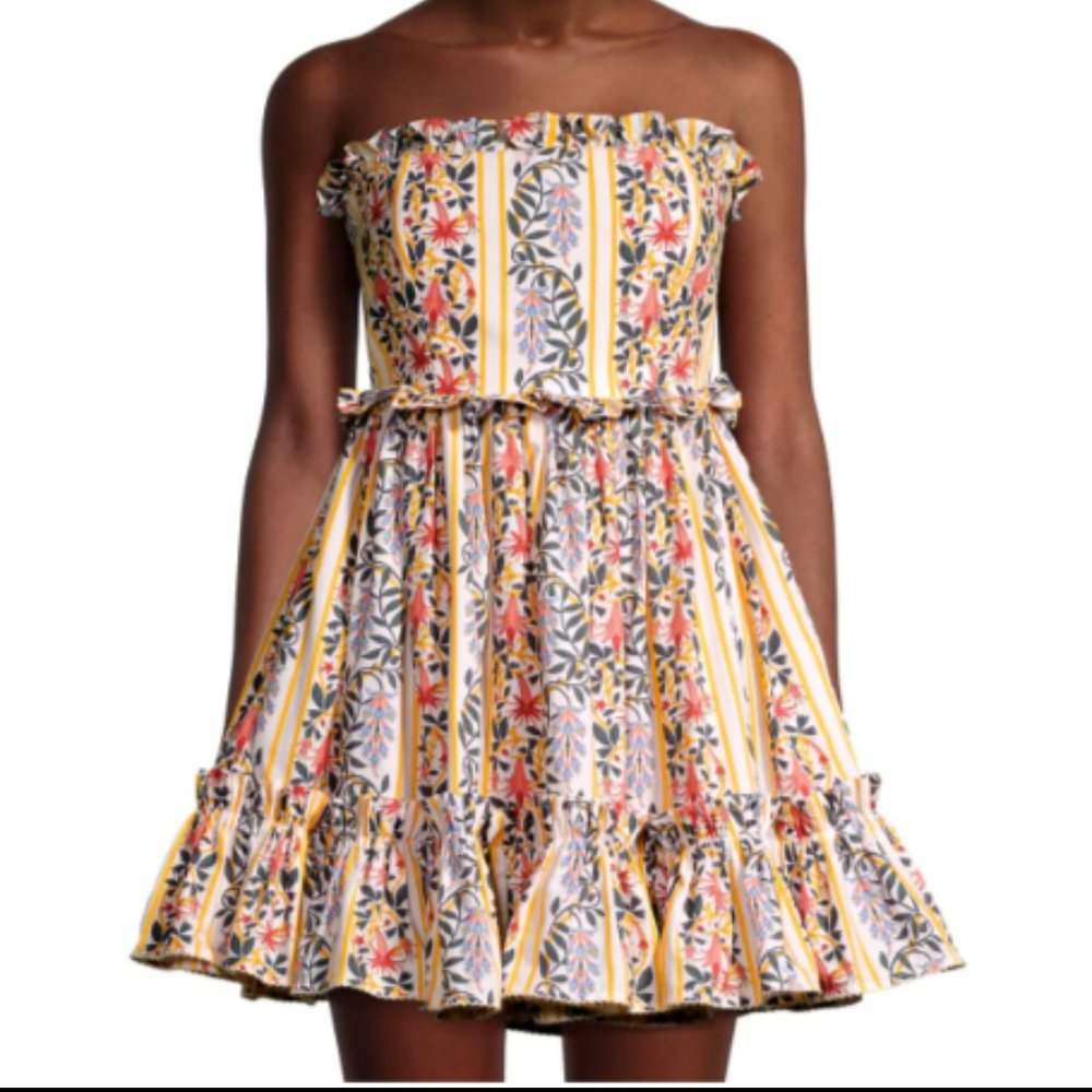 Agua by Agua Bendita Rosa Lluvia Minidress